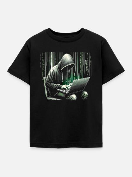 Programmierer Programmieren Informatik - Kinder T-Shirt - Schwarz