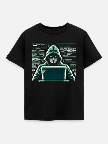 Programmierer Programmieren Informatik - Kinder T-Shirt - Schwarz