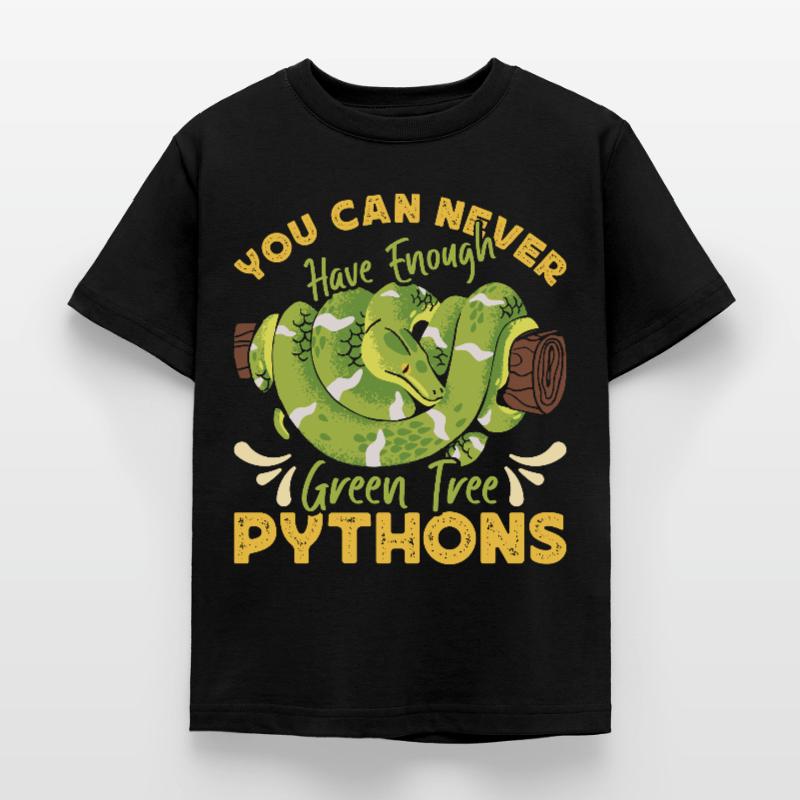 Python arborescent vert T-shirt Enfant