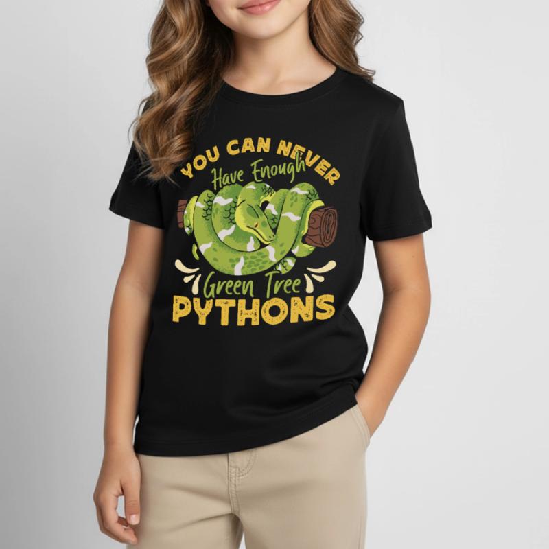 Python arborescent vert T-shirt Enfant