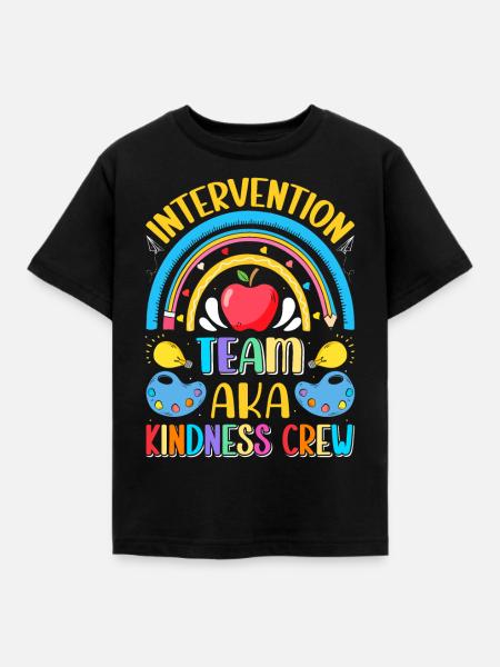 Enseignant d’intervention, Spécialiste de l’intervention - T-shirt Enfant - noir
