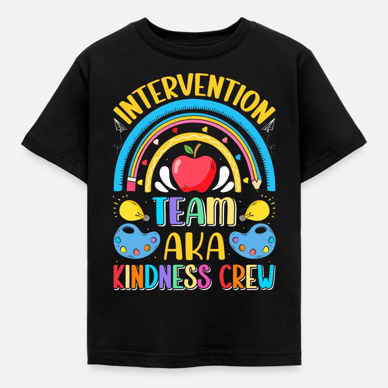 Enseignant d’intervention, Spécialiste de l’intervention - T-shirt Enfant - noir