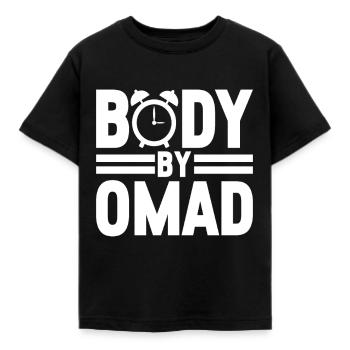 Intermittent fasting Intermittent fasting - Kids' T-Shirt - black - Front - AI Model Kid Female (0cm)
