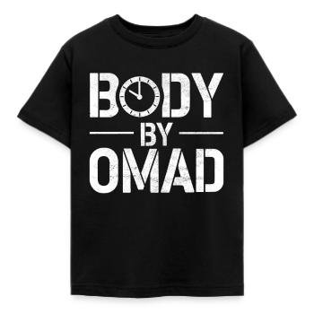 Intermittent fasting Intermittent fasting - Kids' T-Shirt - black - Front - AI Model Kid Female (0cm)
