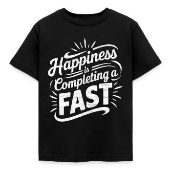 Intermittent fasting Intermittent fasting - Kids' T-Shirt - black - Front - AI Model Kid Female (0cm)