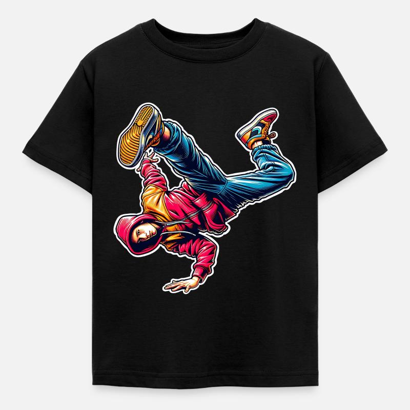Breakdance - T-shirt Enfant - noir