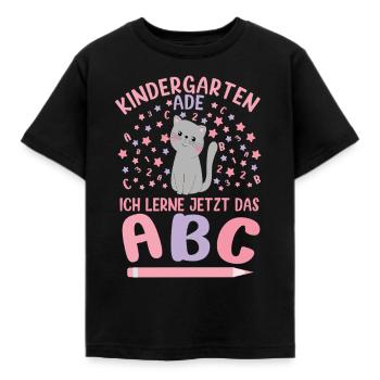 Bye Bye Kindergarten Kita Abgänger 2026 Mädchen - Kinder T-Shirt - Schwarz - Vorne - AI Model Kid Female (0cm)