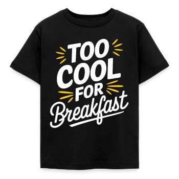 Intermittent fasting Intermittent fasting - Kids' T-Shirt - black - Front - AI Model Kid Female (0cm)