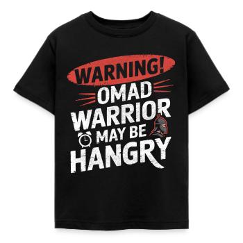 Intermittent fasting Intermittent fasting - Kids' T-Shirt - black - Front - AI Model Kid Female (0cm)