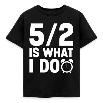 Intermittent fasting Intermittent fasting - Kids' T-Shirt - black - Front - AI Model Kid Female (0cm)