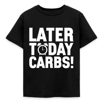 Intermittent fasting Intermittent fasting - Kids' T-Shirt - black - Front - AI Model Kid Female (0cm)