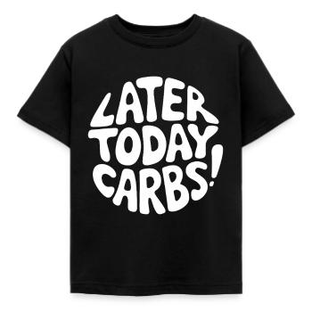 Intermittent fasting Intermittent fasting - Kids' T-Shirt - black - Front - AI Model Kid Female (0cm)