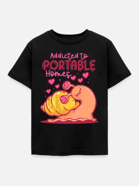 Muschelsammler Muscheln - Kinder T-Shirt - Schwarz