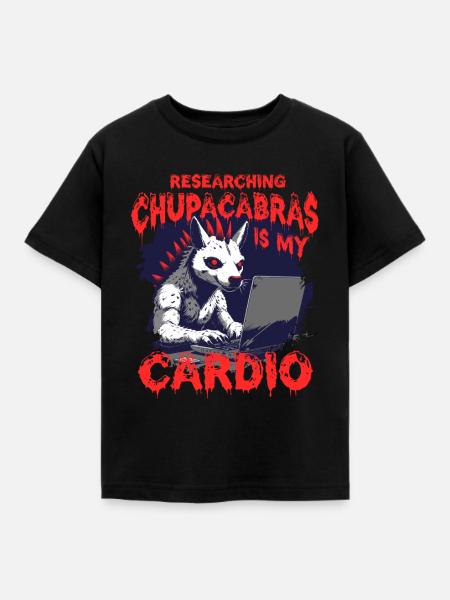 Chupacabra Kryptid Kryptozoologie - Kinder T-Shirt - Schwarz