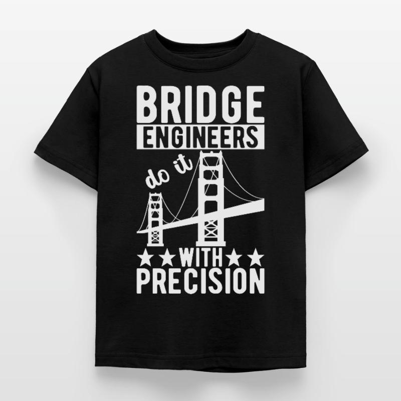 Bridge Engineer Bridge Construction Kids' T-Shirt