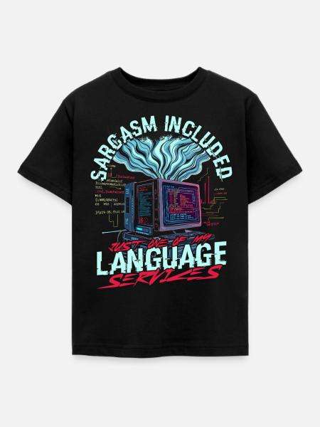 Computerlinguist - Kinder T-Shirt - Schwarz