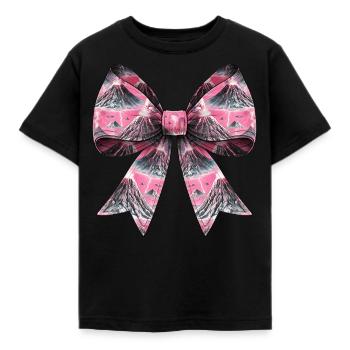 Coquette Arch Volcano Girl Geology Magma Lava - Kids' T-Shirt - black - Front - AI Model Kid Female (0cm)