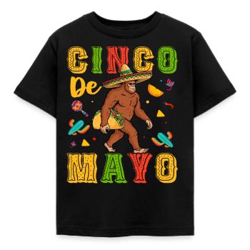 Cino De Mayo - T-shirt Enfant - noir - Devant - AI Model Kid Female (0cm)
