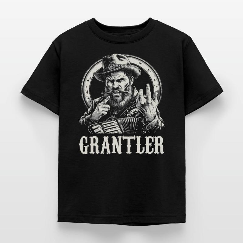 Grantler Grumpy Bavarian dialects Bavaria Kids' T-Shirt