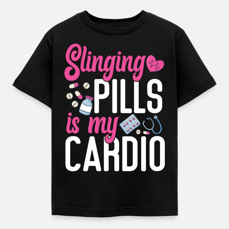 Pharmacy Tech Technician - Kinder T-Shirt - Schwarz