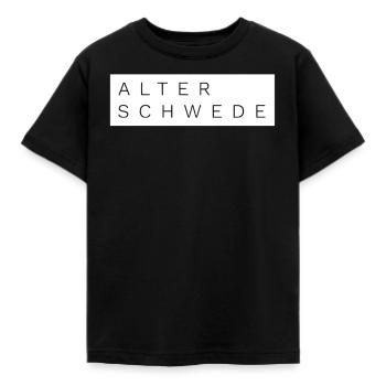 Alter Schwede Fun Design - Kinder T-Shirt - Schwarz - Vorne - AI Model Kid Female (0cm)