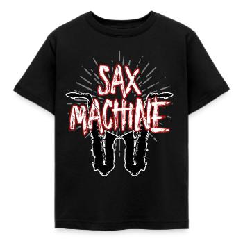 Sax Machine - Saxophone Saxophone Instrument de musique - T-shirt Enfant - noir - Devant - AI Model Kid Female (0cm)