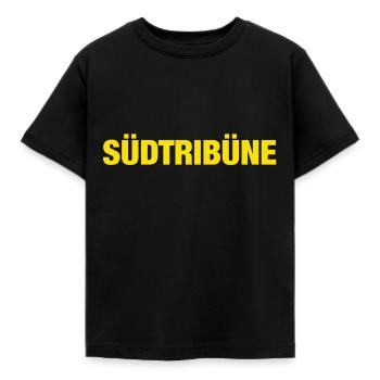 South Stand - Kids' T-Shirt - black - Front - AI Model Kid Female (0cm)