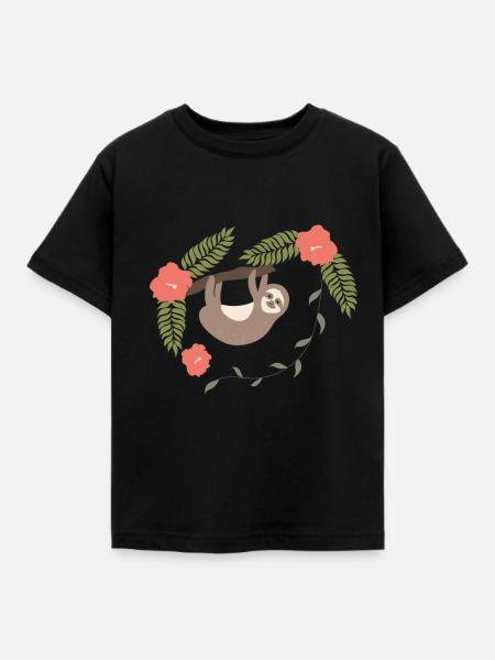 Lazy Slot - Kinder T-Shirt - Schwarz