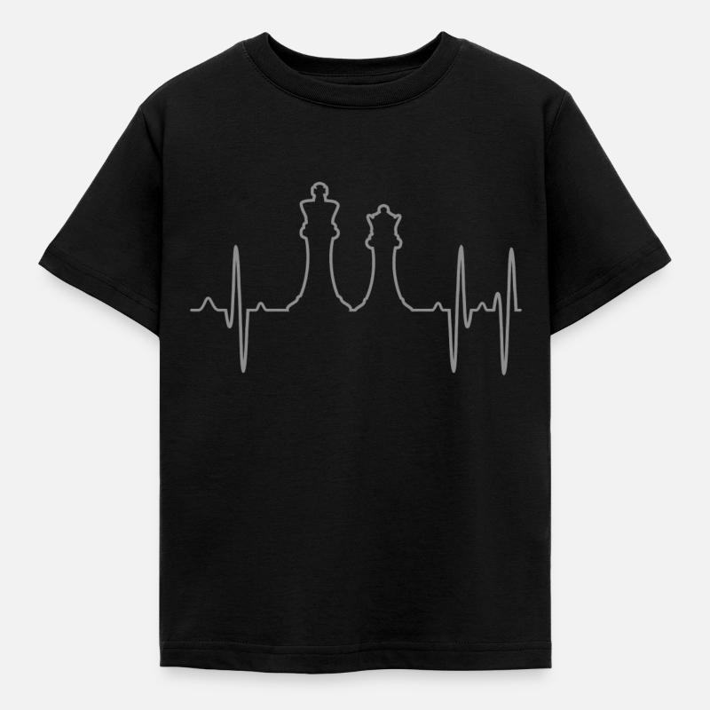 échecs - T-shirt Enfant - noir