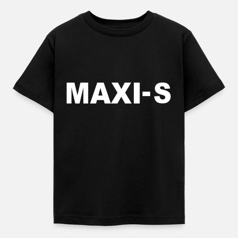 MAXI S - Kinder T-Shirt - Schwarz