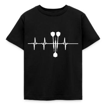 Darts Darten Dart Dartbeat - Kinder T-Shirt - Schwarz - Vorne - AI Model Kid Female (0cm)