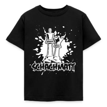 Schachmatt schachbretts Stratégie de loisirs - T-shirt Enfant - noir - Devant - AI Model Kid Female (0cm)