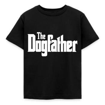 Hund Vater Haustier Papa Hundeliebe Hundeerziehung - Kinder T-Shirt - Schwarz - Vorne - AI Model Kid Female (0cm)