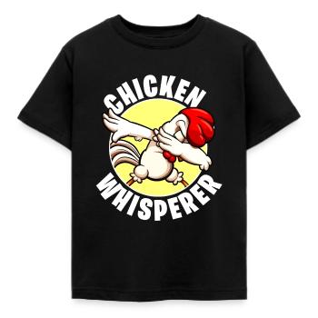 Poulet Poulet Poulet Poulet Poulet Poulet Poulet - T-shirt Enfant - noir - Devant - AI Model Kid Female (0cm)