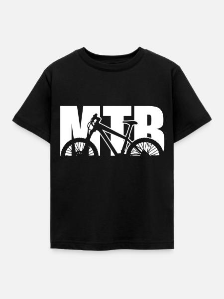 Fahrrad - Kinder T-Shirt - Schwarz