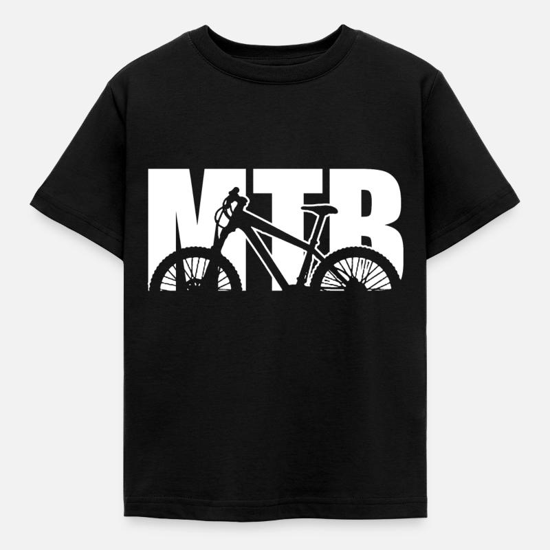 Fahrrad - Kinder T-Shirt - Schwarz