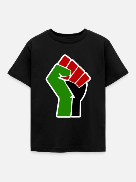 Palestyna - T-shirt barn - svart