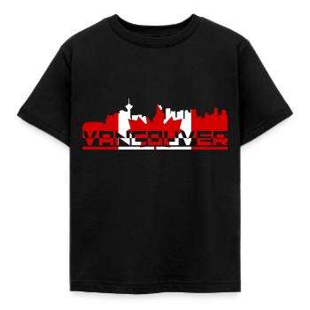 Canada Vancouver - T-shirt Enfant - noir - Devant - AI Model Kid Female (0cm)