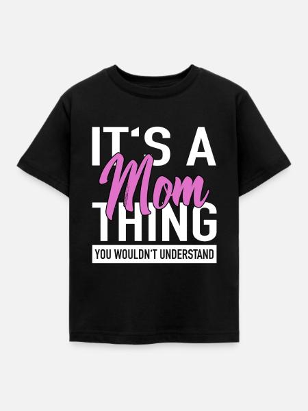 Beste Mutter Mama - Kinder T-Shirt - Schwarz