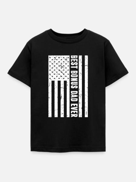 Stiefvater - Kinder T-Shirt - Schwarz