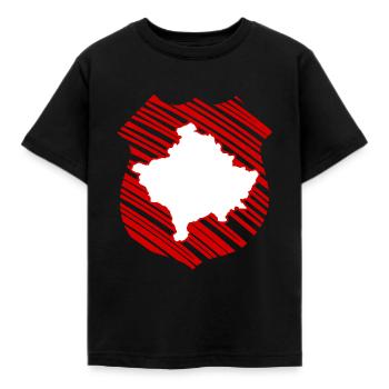 Kosovo Kosova Pristina Nationalité Patrie - T-shirt Enfant - noir - Devant - AI Model Kid Female (0cm)
