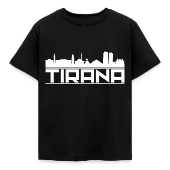 Albanie - T-shirt Enfant - noir - Devant - AI Model Kid Female (0cm)