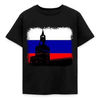 Russie - T-shirt Enfant - noir - Devant - AI Model Kid Female (0cm)