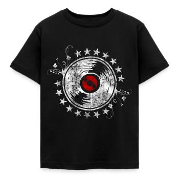Musique CD MP3 Concert Audio École de musique stéréo - T-shirt Enfant - noir - Devant - AI Model Kid Female (0cm)