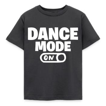 Dancing dance floor dance monster dancing school dancer - Kids' T-Shirt - dark grey - Front - AI Model Kid Female (0cm)