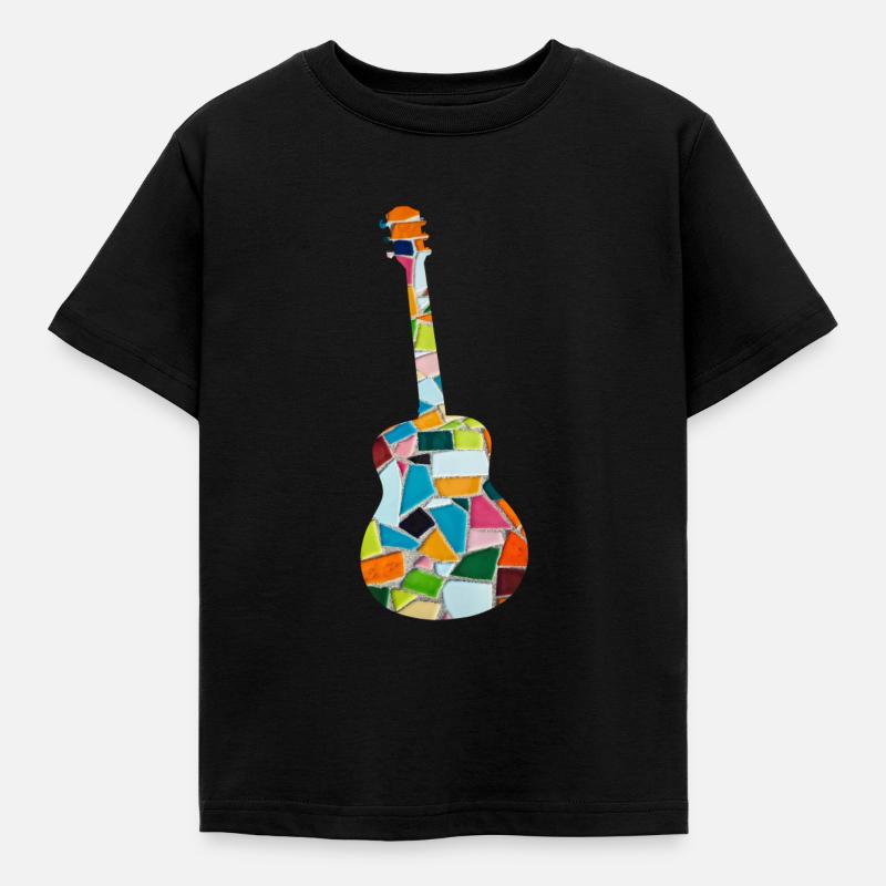 guitare - T-shirt Enfant - noir