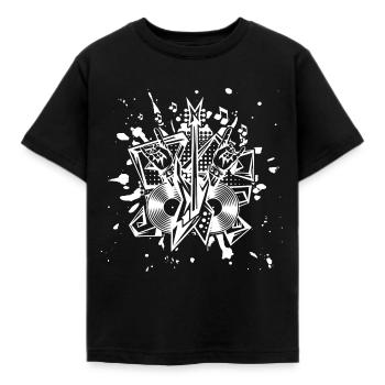 basse - T-shirt Enfant - noir - Devant - AI Model Kid Female (0cm)