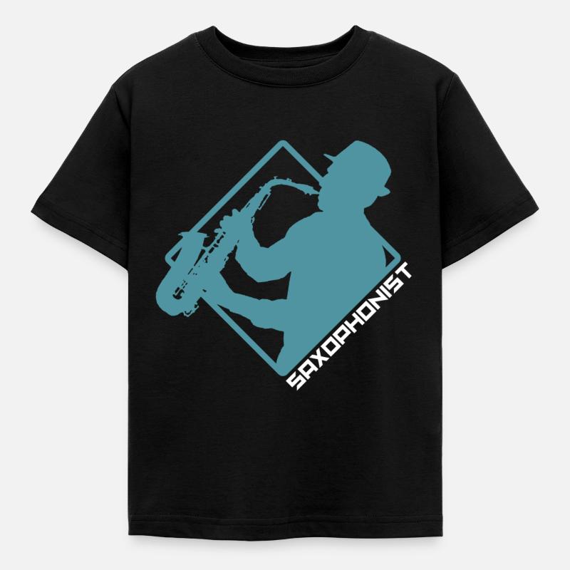saxophone - T-shirt Enfant - noir