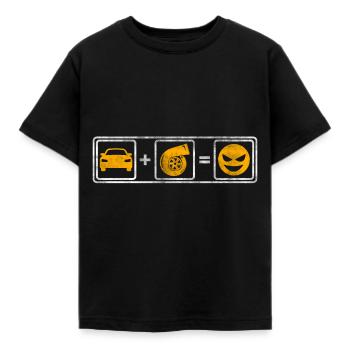 Auto Turbo - T-shirt Enfant - noir - Devant - AI Model Kid Female (0cm)