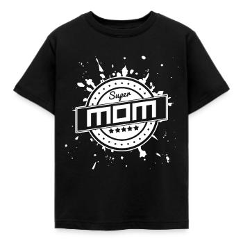 Mother's Day - Kids' T-Shirt - black - Front - AI Model Kid Female (0cm)